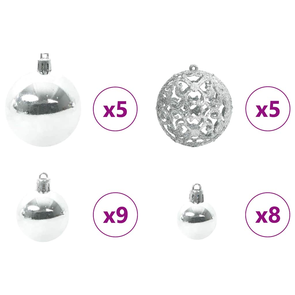 Künstlicher Weihnachtsbaum Grün 150 cm PVC und Stahl