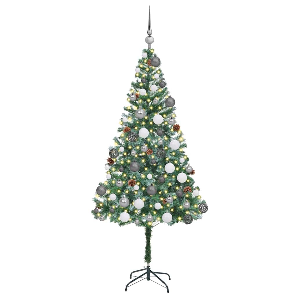 Künstlicher Weihnachtsbaum Grün 180 cm PVC und Stahl