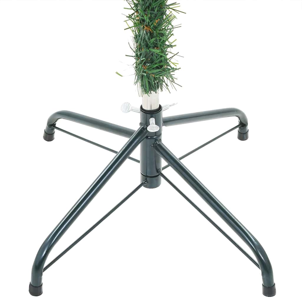 vidaXL Künstlicher Weihnachtsbaum Grün 180 cm PVC und Stahl