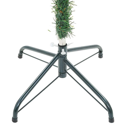 vidaXL Künstlicher Weihnachtsbaum Grün 180 cm PVC und Stahl