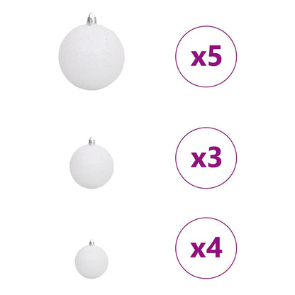 vidaXL Künstlicher vorbeleuchteter Weihnachtsbaum Grün 120 cm