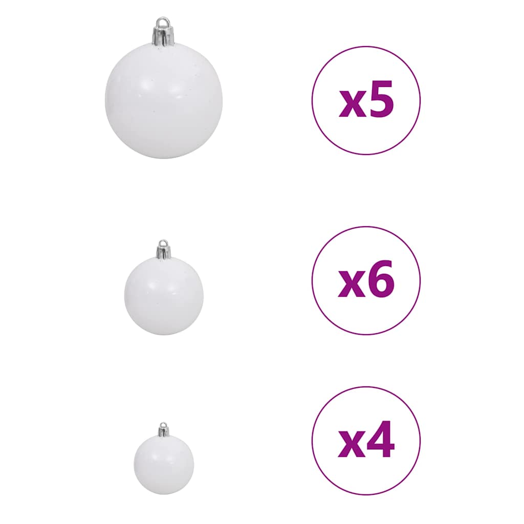 vidaXL Künstlicher vorbeleuchteter Weihnachtsbaum Grün 120 cm