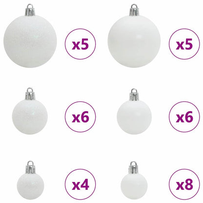 vidaXL Künstlicher vorbeleuchteter Weihnachtsbaum Grün 120 cm