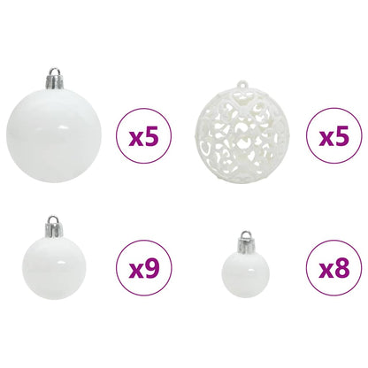 vidaXL Künstlicher vorbeleuchteter Weihnachtsbaum Grün 120 cm