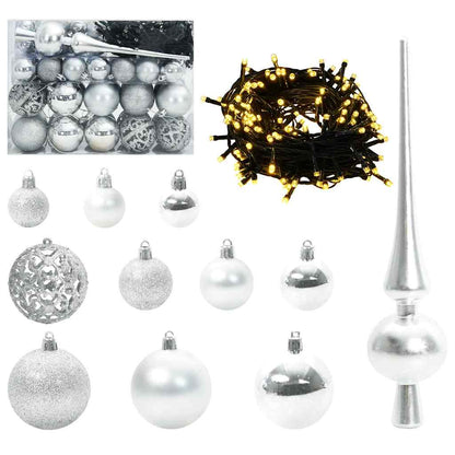 vidaXL Künstlicher vorbeleuchteter Weihnachtsbaum Grün 120 cm