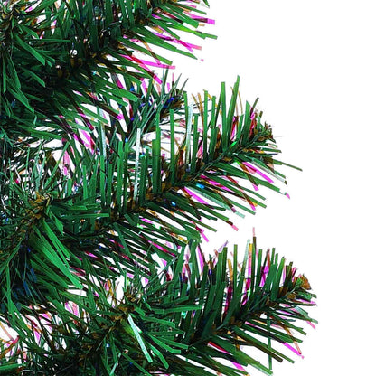 vidaXL Künstlicher vorbeleuchteter Weihnachtsbaum Grün 120 cm