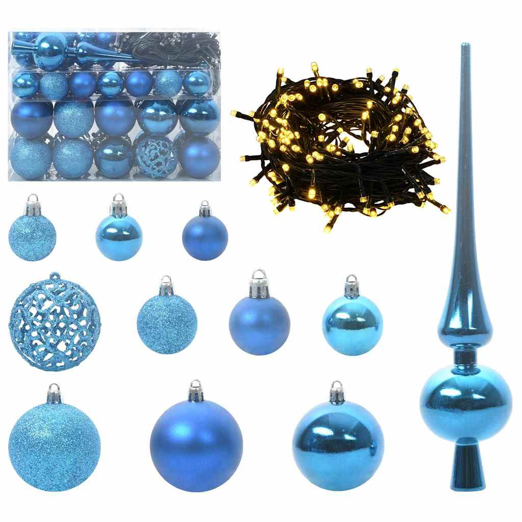 vidaXL Künstlicher vorbeleuchteter Weihnachtsbaum Grün 120 cm