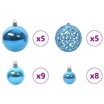 vidaXL Künstlicher vorbeleuchteter Weihnachtsbaum Grün 120 cm