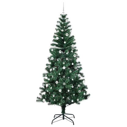 Künstlicher vorbeleuchteter Weihnachtsbaum Grün 240 cm