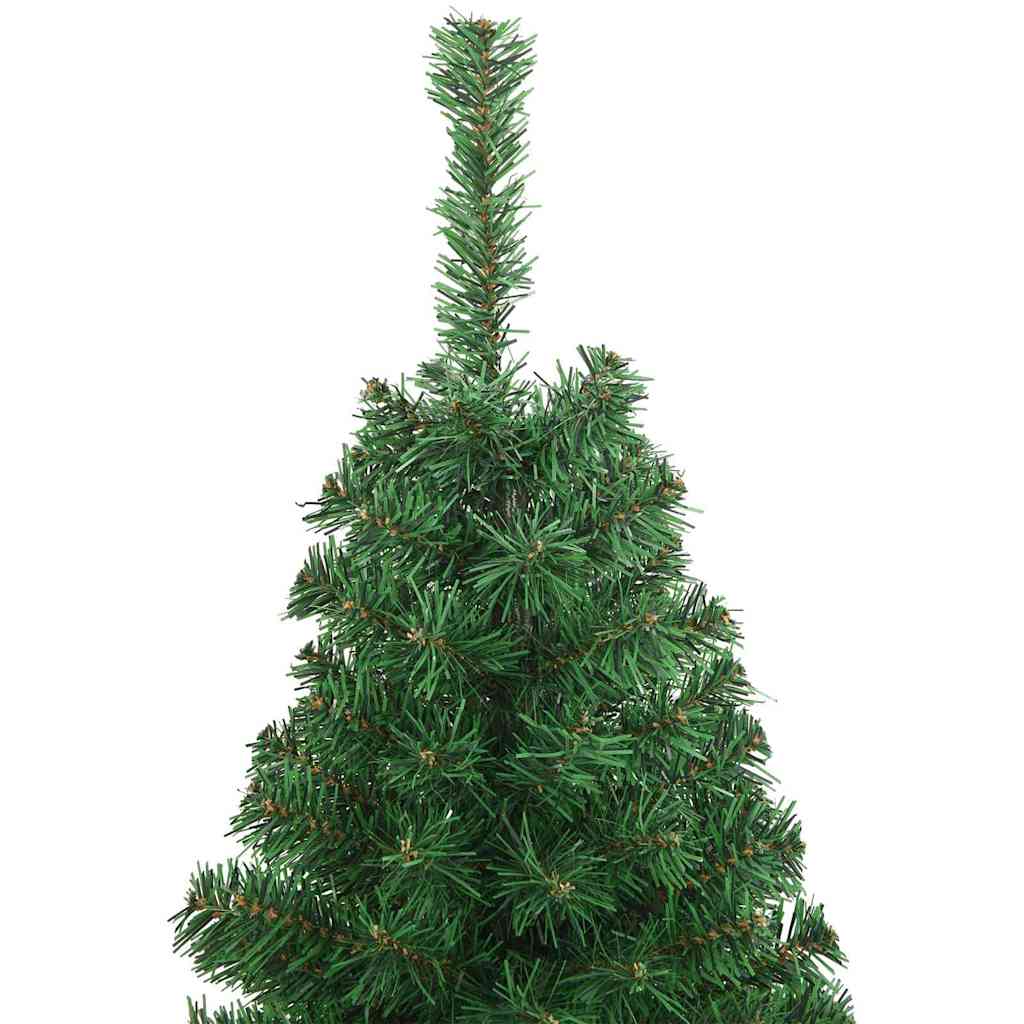 vidaXL Künstlicher Weihnachtsbaum mit 150 LEDs mit Ständer Grün 120 cm