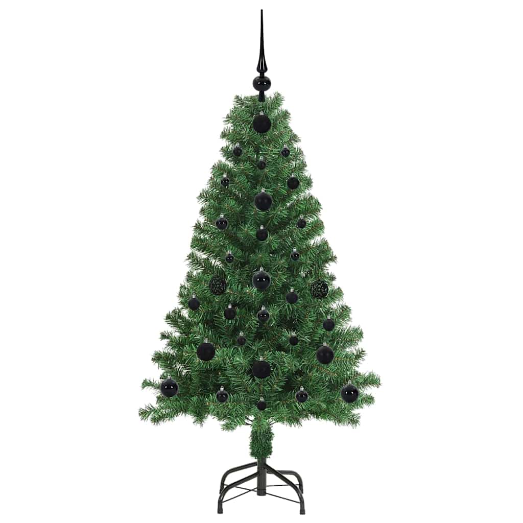 vidaXL Künstlicher Weihnachtsbaum mit 150 LEDs mit Ständer Grün 120 cm