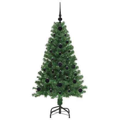 vidaXL Künstlicher Weihnachtsbaum mit 150 LEDs mit Ständer Grün 120 cm