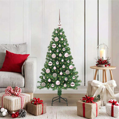 vidaXL Künstlicher Weihnachtsbaum mit 150 LEDs mit Ständer Grün 120 cm
