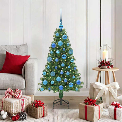 vidaXL Künstlicher Weihnachtsbaum mit 150 LEDs mit Ständer Grün 120 cm