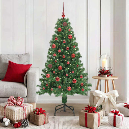 vidaXL Künstlicher Weihnachtsbaum mit 150 LEDs mit Ständer Grün 150 cm