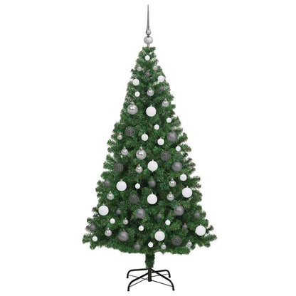 Künstlicher Weihnachtsbaum mit 300 LEDs mit Ständer Grün 180 cm