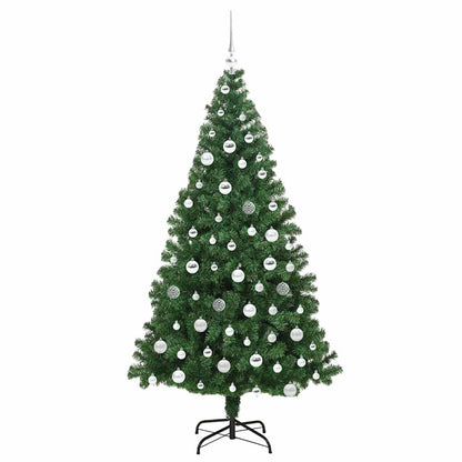 Künstlicher Weihnachtsbaum mit 300 LEDs mit Ständer Grün 180 cm