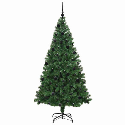 vidaXL Künstlicher Weihnachtsbaum mit 300 LEDs mit Ständer Grün 210 cm