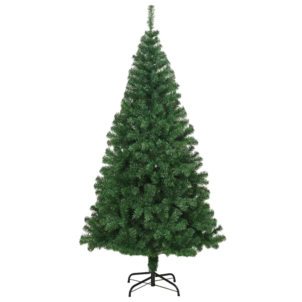 Künstlicher Weihnachtsbaum mit 300 LEDs mit Ständer Grün 210 cm