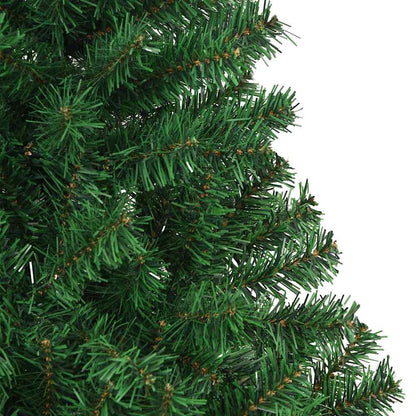 vidaXL Künstlicher Weihnachtsbaum mit 300 LEDs mit Ständer Grün 210 cm