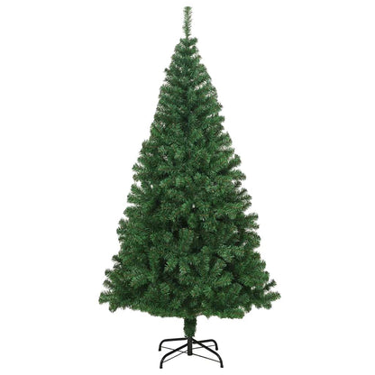 vidaXL Künstlicher Weihnachtsbaum mit 300 LEDs mit Ständer Grün 210 cm