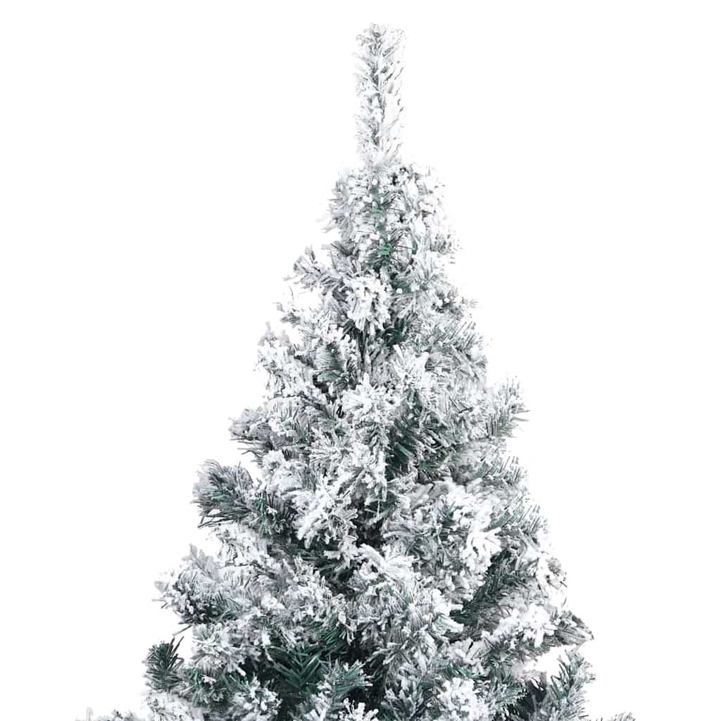 vidaXL Künstlicher Weihnachtsbaum mit 300 LEDs mit Ständer Weiß 210 cm