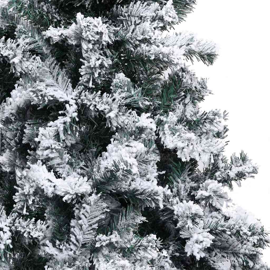 vidaXL Künstlicher Weihnachtsbaum mit 300 LEDs mit Ständer Weiß 210 cm