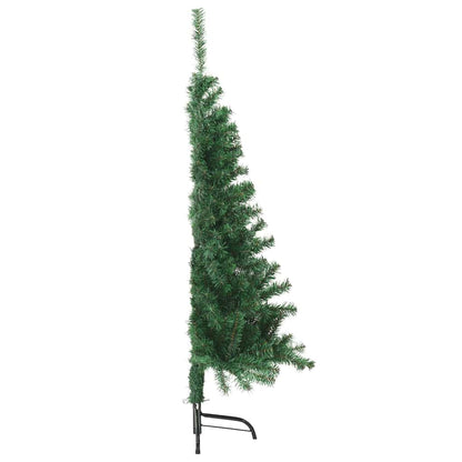 vidaXL Künstlicher vorbeleuchteter Weihnachtsbaum Grün 120 cm PVC