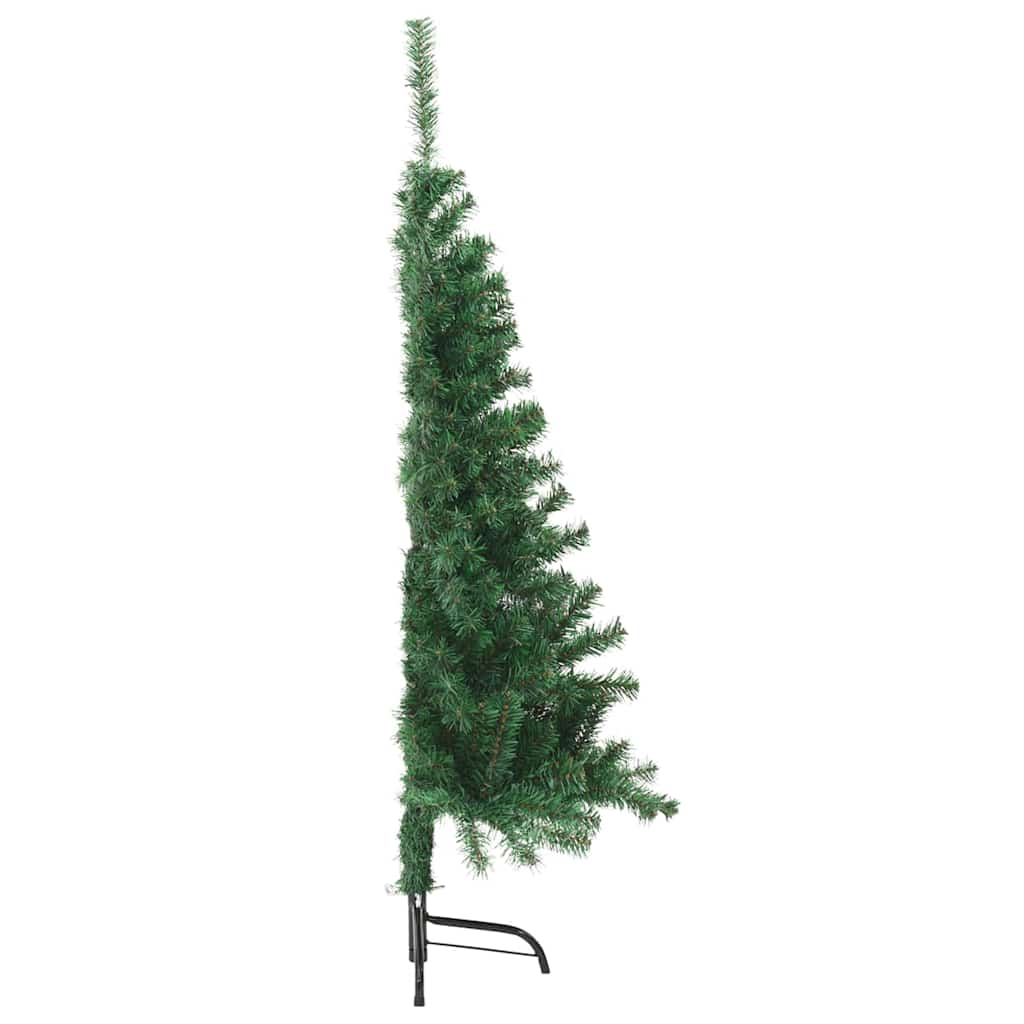 vidaXL Künstlicher vorbeleuchteter Weihnachtsbaum Grün 150 cm PVC