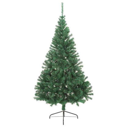 Künstlicher vorbeleuchteter Weihnachtsbaum Grün 240 cm PVC