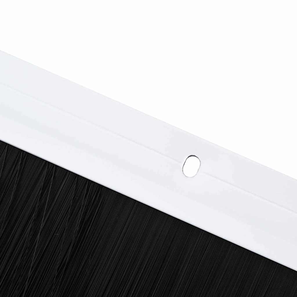 Aufsteck Türbürstendichtungen 6 pcs Weiß 100 cm