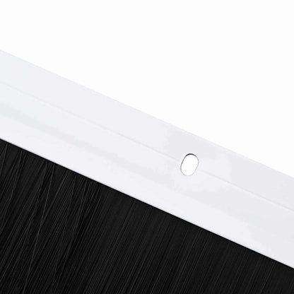 Aufsteck Türbürstendichtungen 12 pcs Weiß 100 cm