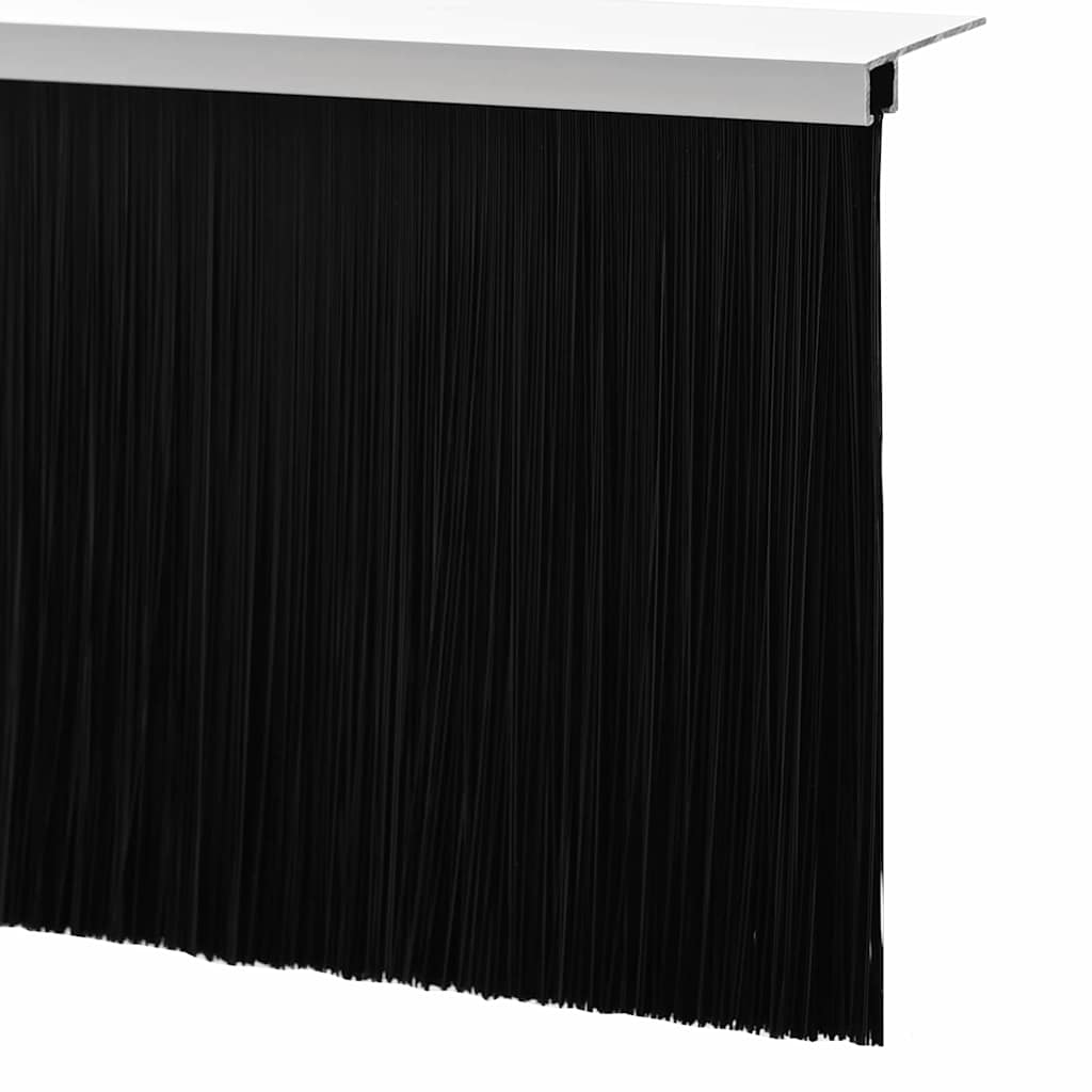 Aufsteck Türbürstendichtungen 2 pcs Weiß 100 cm