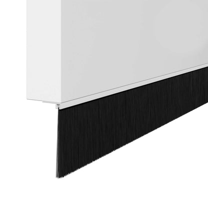 Aufsteck Türbürstendichtungen 2 pcs Weiß 100 cm
