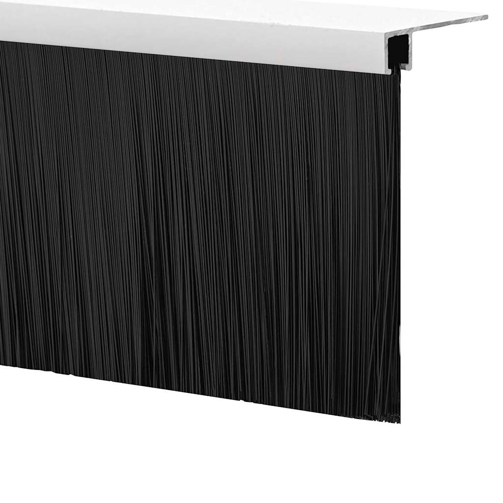 Aufsteck Türbürstendichtungen 6 pcs Weiß 100 cm