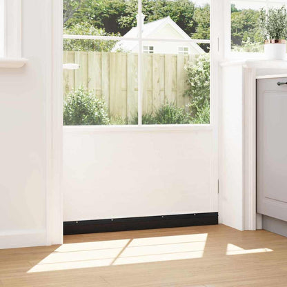 Aufsteck Türbürstendichtungen 12 pcs Schwarz 100 cm