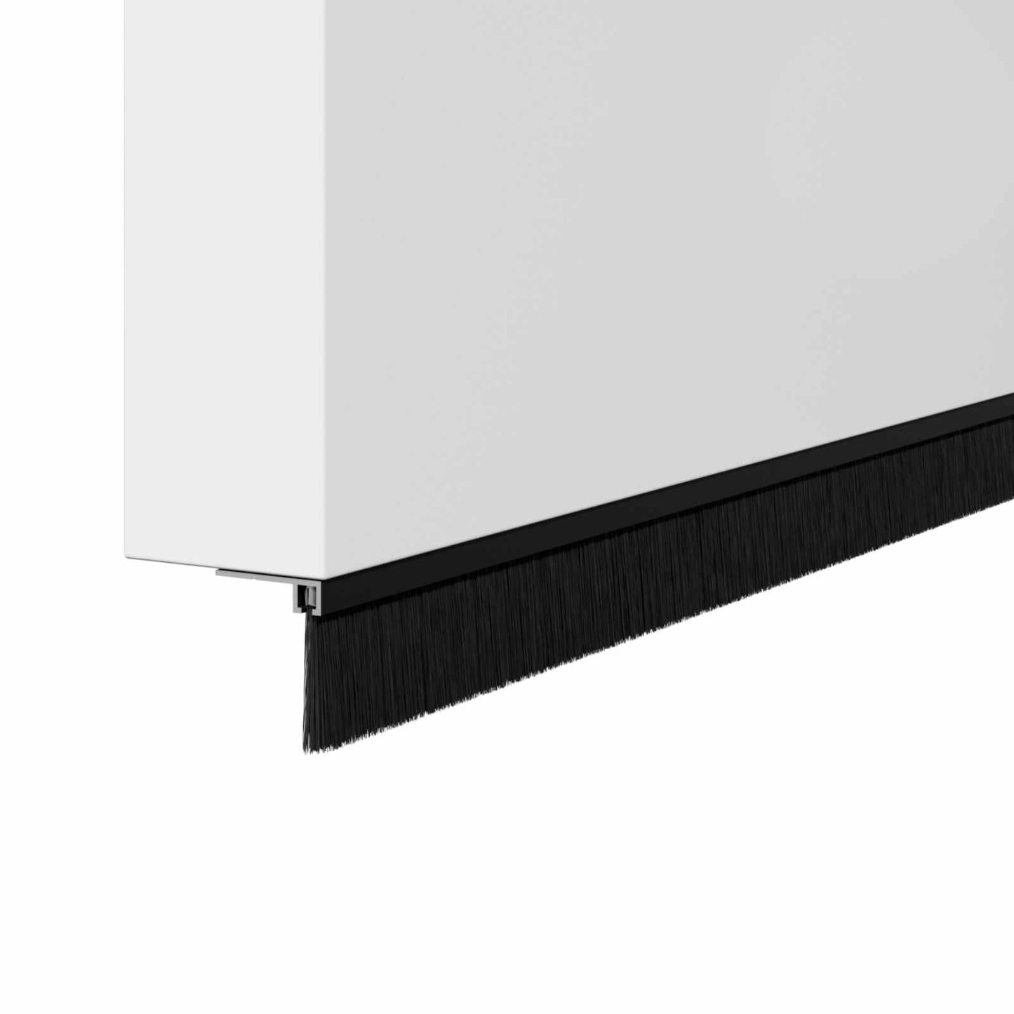 Aufsteck Türbürstendichtungen 6 pcs Schwarz 100 cm