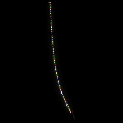vidaXL LED Weihnachtsbaum mit Erdspießen Mehrfarbig 511 cm Metall