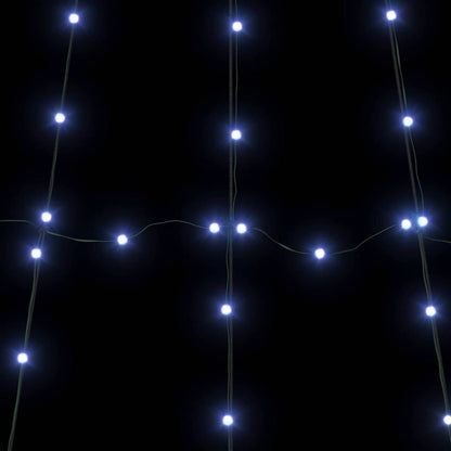 vidaXL LED Weihnachtsbaum mit Erdspießen Blau 511 cm Metall