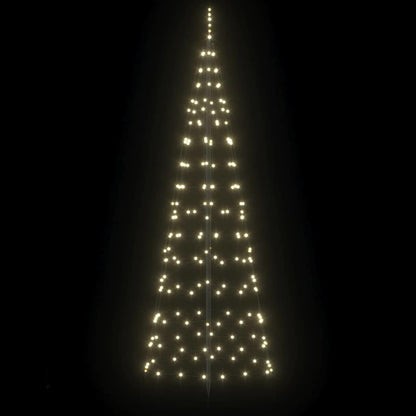 LED Weihnachtsbaum mit Erdspießen Warmes Weiß 250 cm Eisen