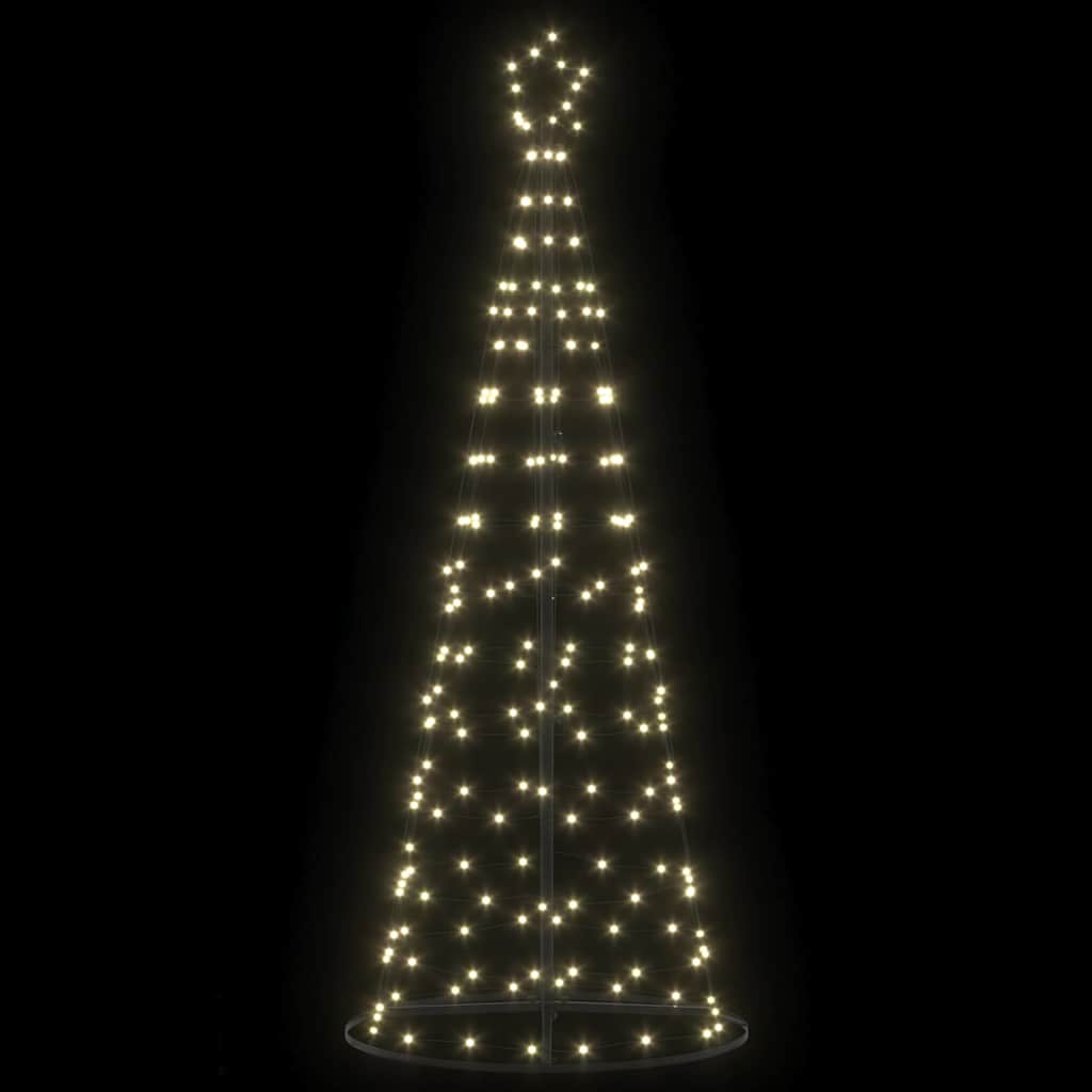 LED-Weihnachtsbaum mit 390 LEDs Warmes Weiß 250 cm Eisen