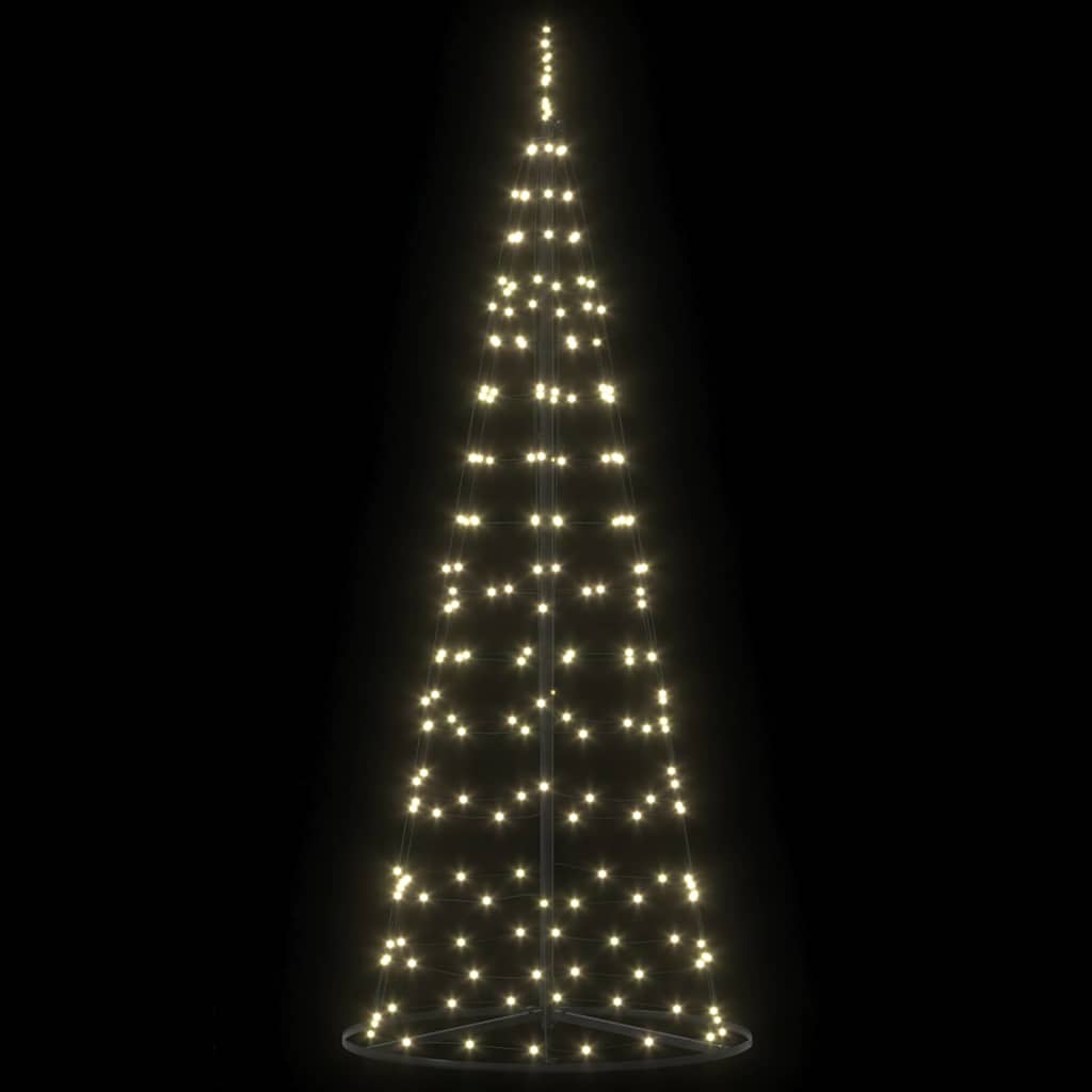 LED-Weihnachtsbaum mit 390 LEDs Warmes Weiß 250 cm Eisen