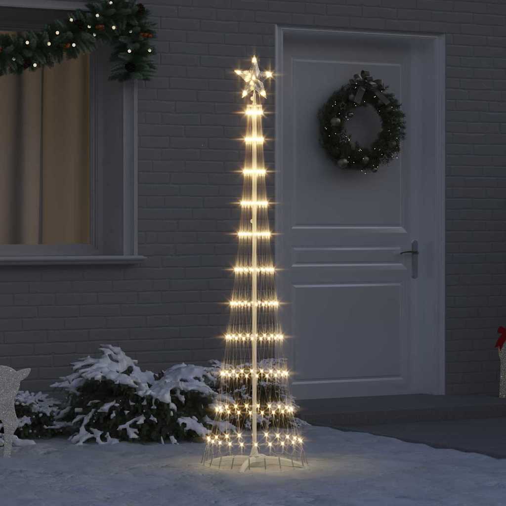 LED-Weihnachtsbaum Warmes Weiß 51 x 51 x 190 cm Metall