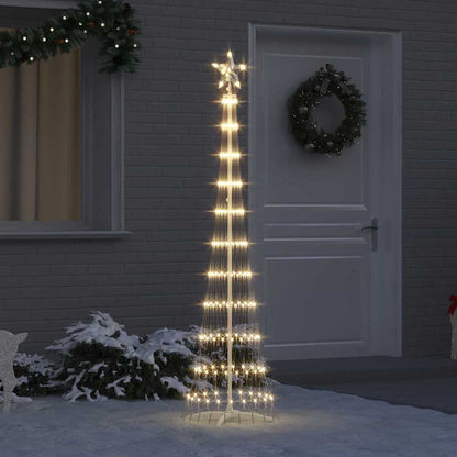 LED-Weihnachtsbaum Warmes Weiß 51 x 51 x 190 cm Metall