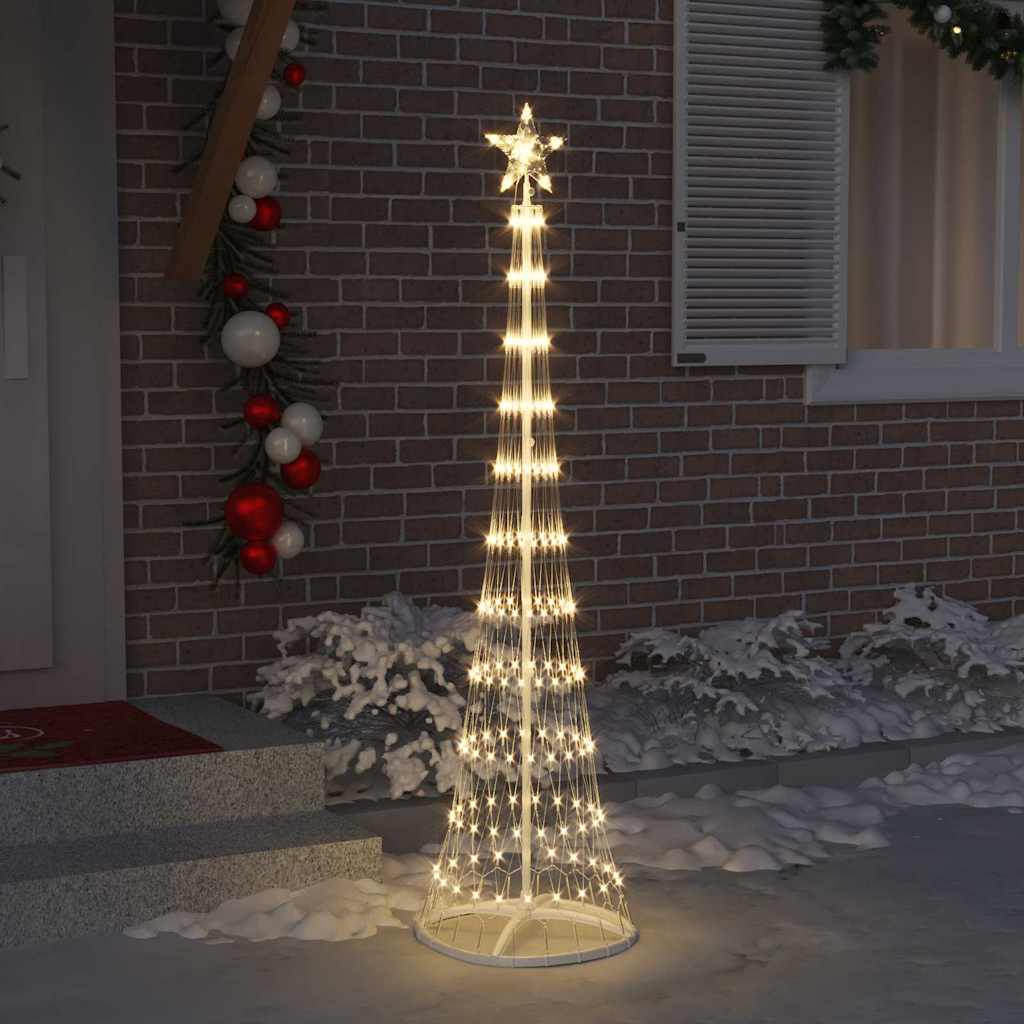 LED-Weihnachtsbaum Warmes Weiß 51 x 51 x 190 cm Metall