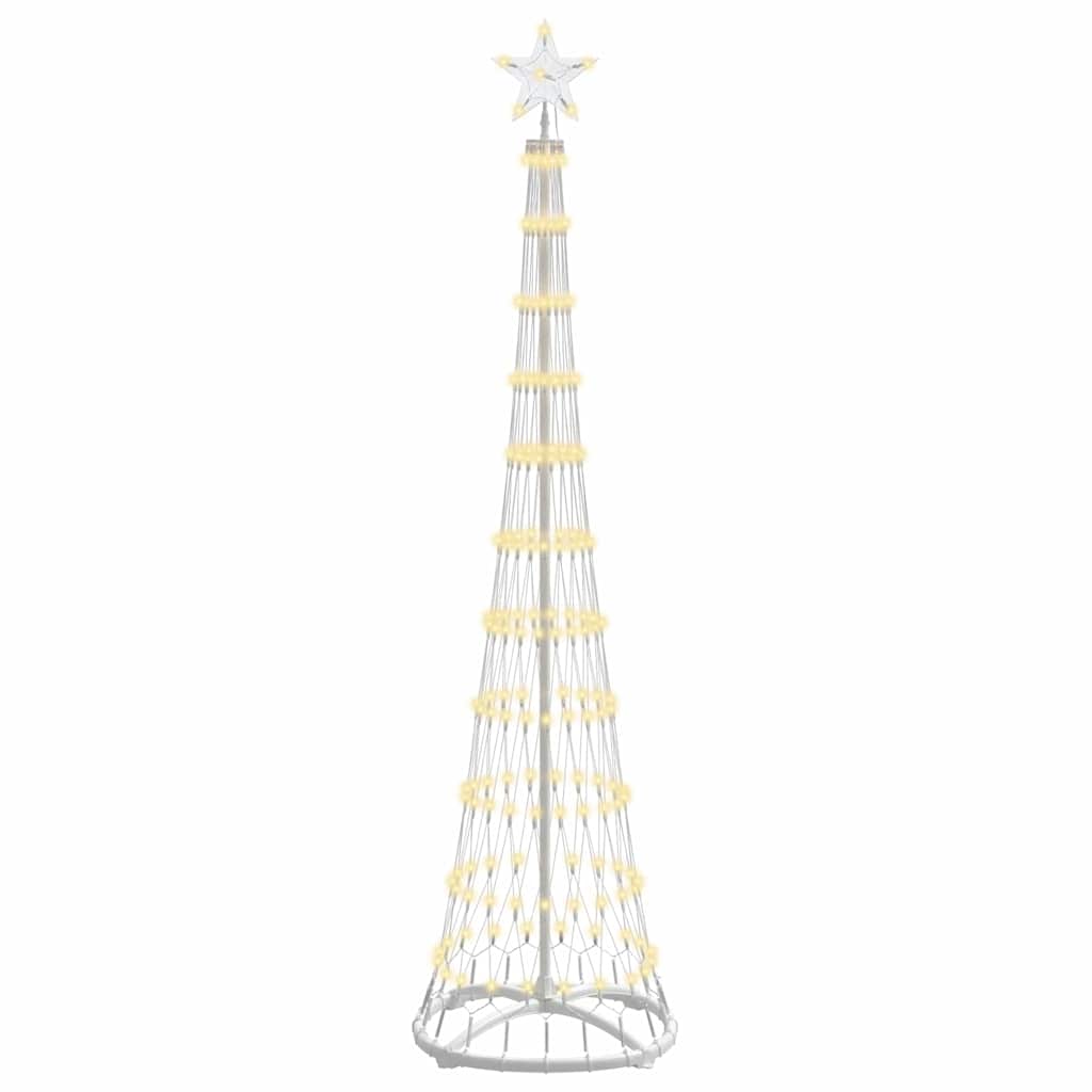 LED-Weihnachtsbaum Warmes Weiß 51 x 51 x 190 cm Metall
