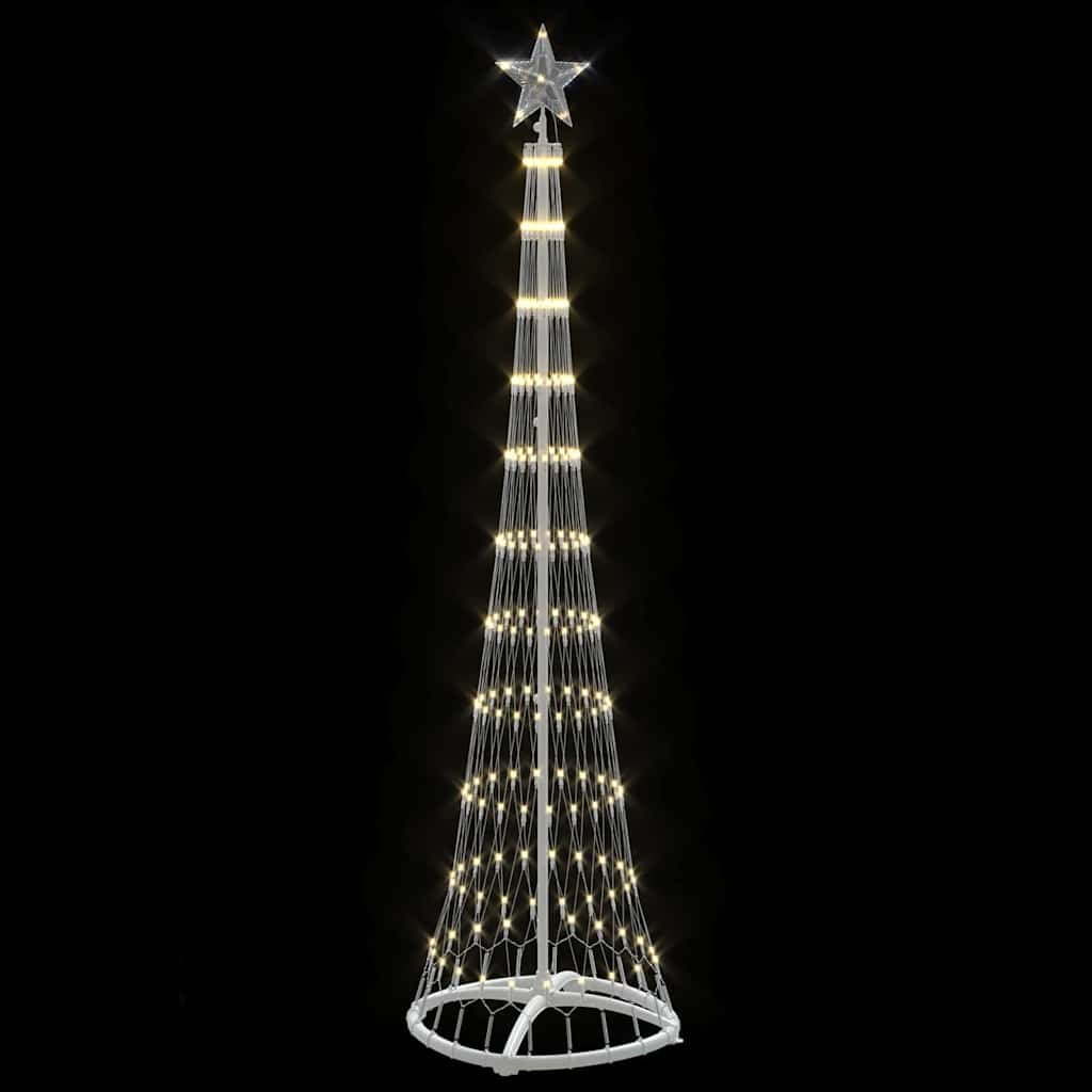 LED-Weihnachtsbaum Warmes Weiß 51 x 51 x 190 cm Metall