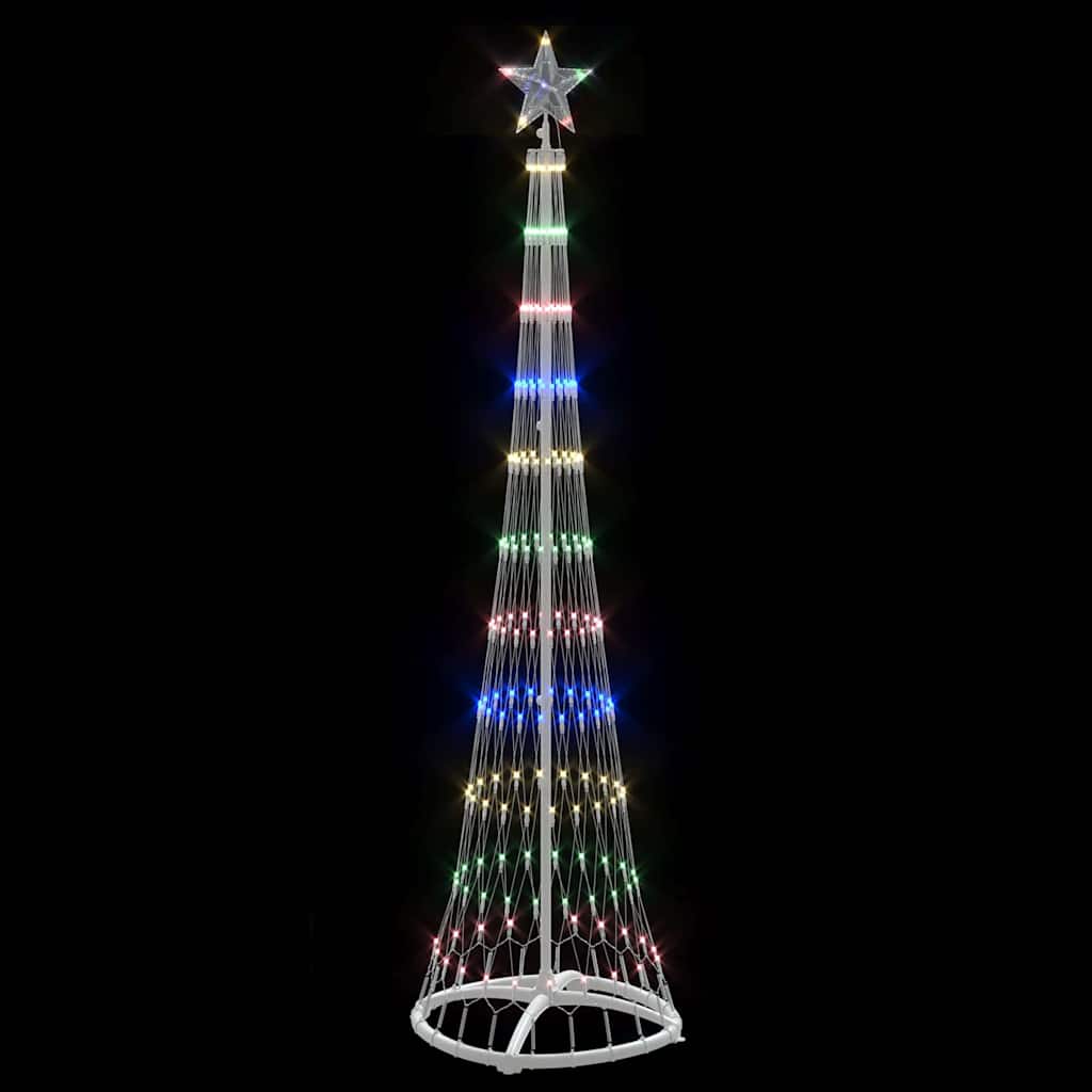 LED-Weihnachtsbaum Mehrfarbig 51 x 51 x 190 cm Metall