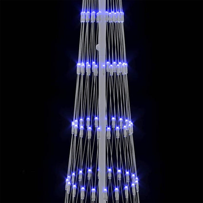 LED-Weihnachtsbaum mit 290 LEDs Blau 70 x 70 x 250 cm Metall