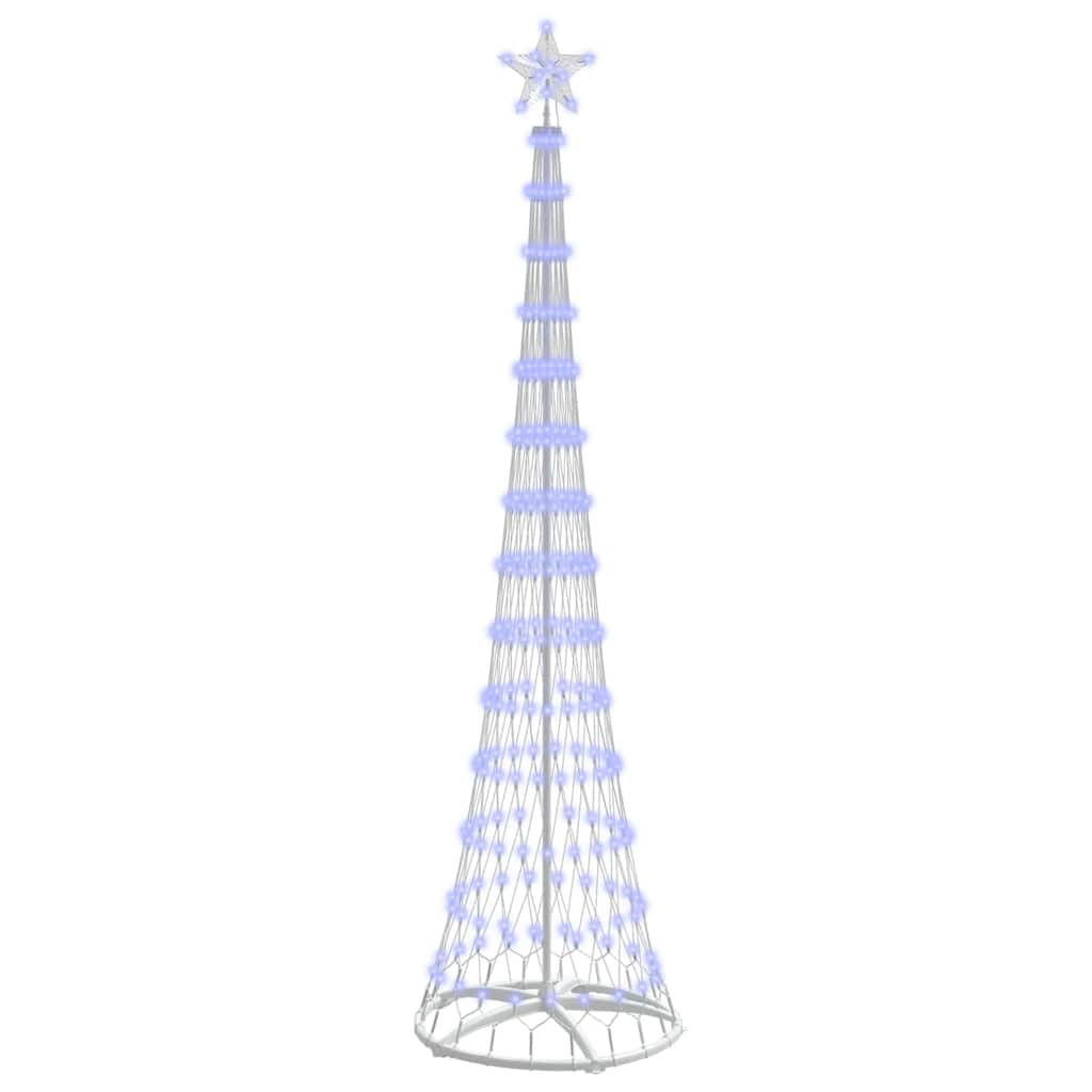 LED-Weihnachtsbaum mit 290 LEDs Blau 70 x 70 x 250 cm Metall